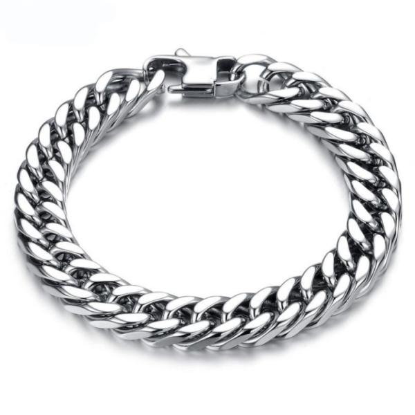 ブレスレット 喜平 チェーン メンズ 人気 ステンレス ヒップホップ シルバー ストリート アクセサリー