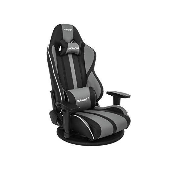 AKRacing ゲーミング座椅子 グレー 灰 極坐(ぎょくざ)V2 高耐久PU