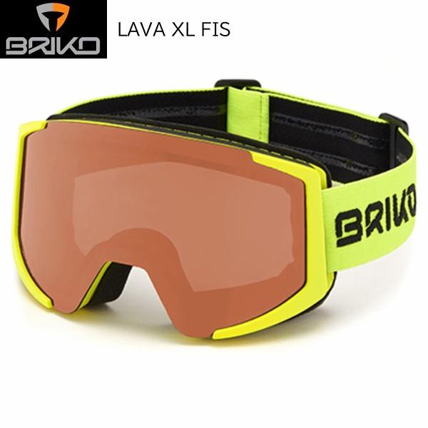 BRIKO（ブリコ） スキーゴーグル BRIKO LAVA XL FIS マットイエロー
