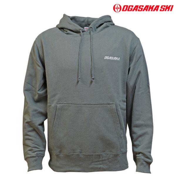 美良品 OGASAKA オガサカ パーカートレーナー スウェット ジャージ OGASAKA オガサカチーム スウェットパーカー ストーングリーン TEAM