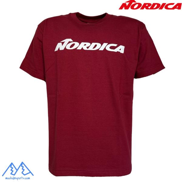 ノルディカ ストロング コットンTシャツ バーガンディ NORDICA T-SHIRT 25NSS1030BG