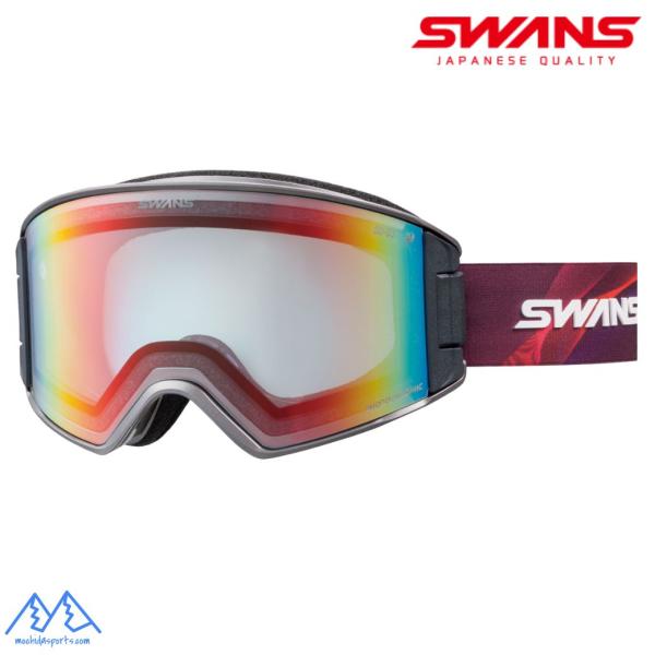 スワンズ 調光 スキーゴーグル アウトバック シャドーミラー クリア 眼鏡対応 SWANS OUTBACK CMDH TISIL 27OB CMDH TISIL