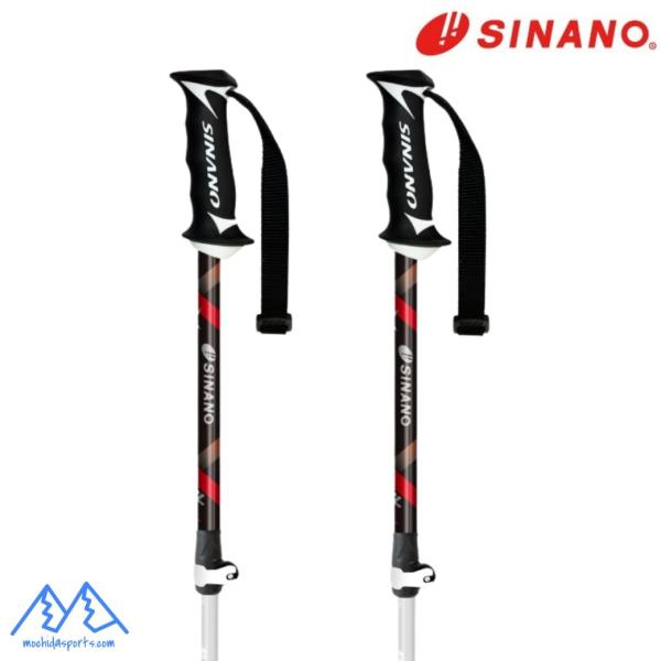 SINANO FREE-X ALシナノ サイズ調整式　スキーポール フリーX AL 丈夫なアルミ製シャフトと握りやすいグリップ、そして扱いやすいレバーロック機構を備えた伸縮式スキーポール。サイズ調整も簡単で、さまざまな雪面状況に対応できます...
