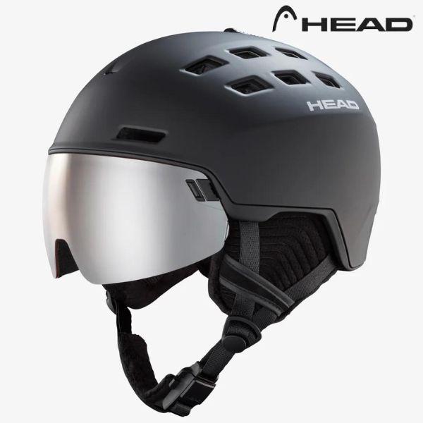 HEAD バイザー付き ブラックヘルメット　radar HEAD ヘッド バイザーヘルメット レーダー ブラック WCR RADAR VISOR