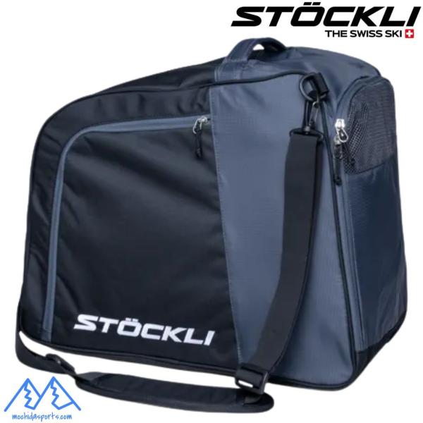 ストックリ スキーブーツバッグ STOCKLI SKI BOOTS BAGSt〓ckliスキーブーツバッグは、快適な着脱・調節可能なキャリーシステムを備え、スキーブーツ、ヘルメット、ゴーグル、グローブの収納に最適です。メランジブラックの外装...