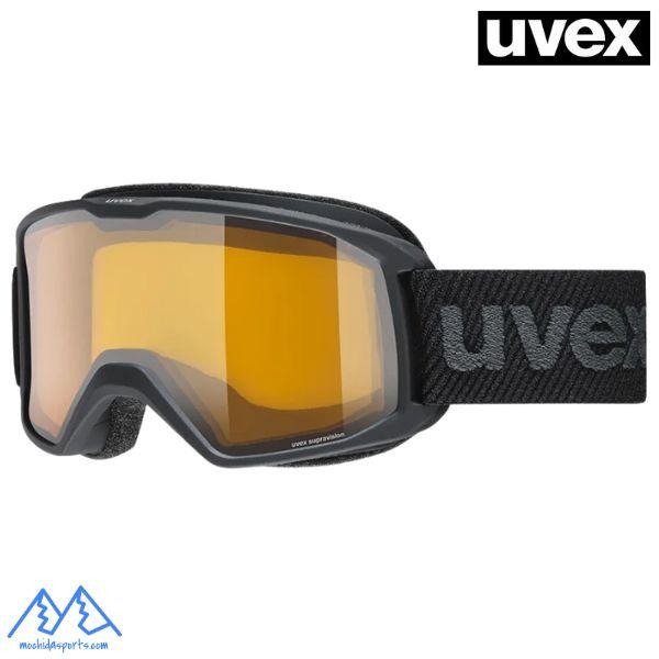 uvex elemnt LGL BK 小顔の方、女性向けに新しく開発されたコンパクトなゴーグルです。uvex supravision曇り止めコーティングの施された、幅広い天候に対応するレーザーゴールドライトレンズを採用。眼鏡の方でも快適に使...