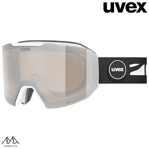 UVEX（ウベックス） スキー ゴーグル マグネット式 ホワイトマット