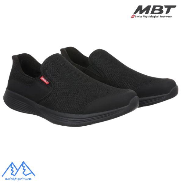 MBT メンズ 機能性 シューズ スリップイン スリッポン ブラック