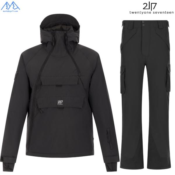 2117 of sweden スキーウエア ブラック LIGHT PADDED SKIWEAR NELKERIM