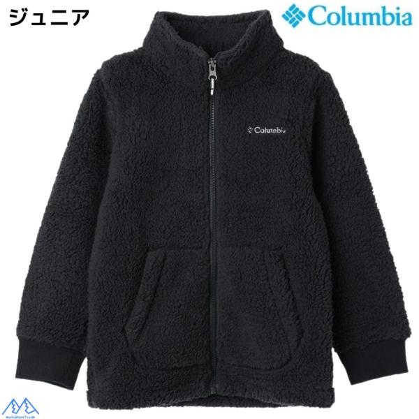 コロンビア ジュニア フリース ジャケット ブラック Columbia Rugged Ridge II Sherpa Full Zip Black AB0083-014