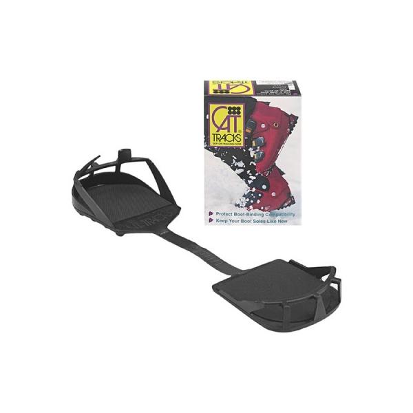 キャットトラック　ブーツソールプロテクター●カラー： ブラック●サイズ： XS (21-25cm 255-395mm) S (23-27cm 265-315mm) L (26-30cm 305-345mm)