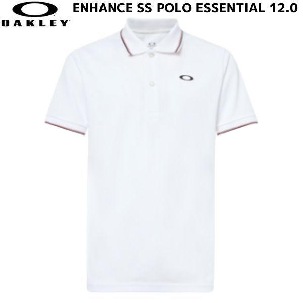 オークリー ポロシャツ ホワイト OAKLEY ENHANCE SS POLO ESSENTIAL 12.0 FOA403583 100