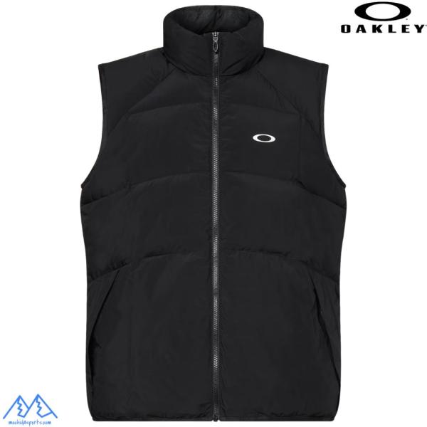 オークリーEnhance Insulation Vest 1.7 XXL OAKLEY（オークリー） 中綿入 保温 軽量 撥水 ベスト ブラック OAKLEY