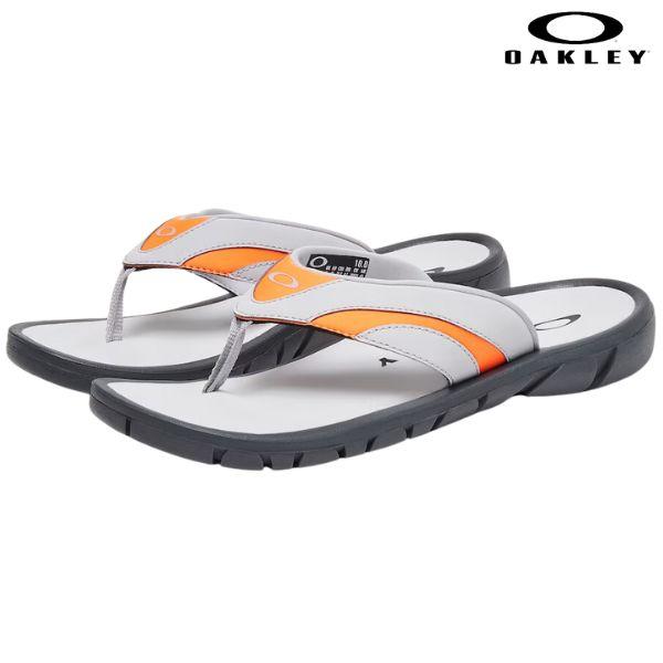 OAKLEY（オークリー） サンダル グレー オレンジ オーコイル Oakley O