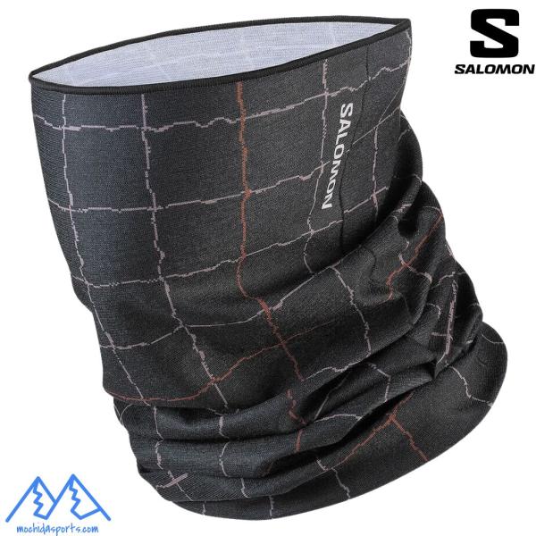 サロモン ネックゲイター ブラック SALOMON NECK GAITER GFX Unisex Neckwarmer DEEP BLACK / BURNT UNBER / ANTLER LC2952400