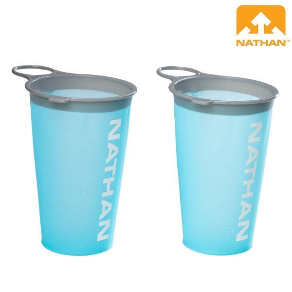 ネイサン リユーザブル レース デイ カップ（2個入り）NATHAN Reusable Race Day Cup レースで素早く簡単に収納し再利用できるように設計された折りたたみ式のソフトカップ 超軽量、ソフトで柔軟性のある素材を使用してい...
