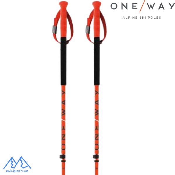 ONE WAY／TR カーボン バリオ ポール one way（ワンウェイ） ワンウエイ 調整式スキーポール ONEWAY FR