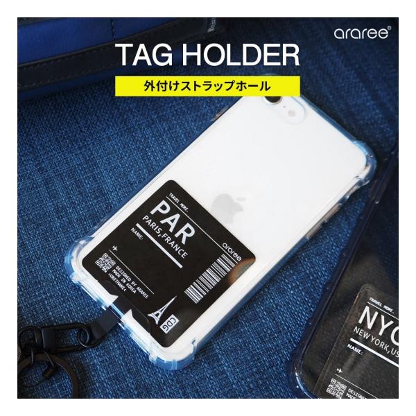 国内正規品 araree TAG HOLDER 外付けストラップホール ストラップホールを外付けで搭載できるストラップホルダー  :AR19142:msquall 通販 