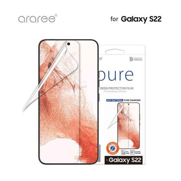 Ki araree A[ Galaxy S22 SCG13 SC-51C SʍRەیtB PURE DIAMOND AR22439S22