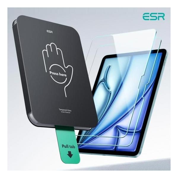 【新品未開封】iPad A16Wi-Fi 128GB+ ESR強化ガラスフィルム ESR 国内正規品 ESR UltraFit 液晶保護強化ガラスフィルム 2枚入り for
