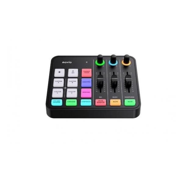 ライブストリーミングミキサー MOVIO ゲーミングミキサー NAGAOKA movio 初めてライブ配信を行う方にも使いやすいライブ