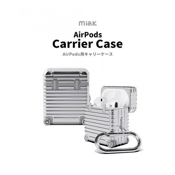 �������K�i miak AirPods �L�����[�P�[�X ���TPU�ƍd���ȃ|���J�[�{�l�[�g�̓�d�\���ł�������ی� MA20640 MA20641 MA20642