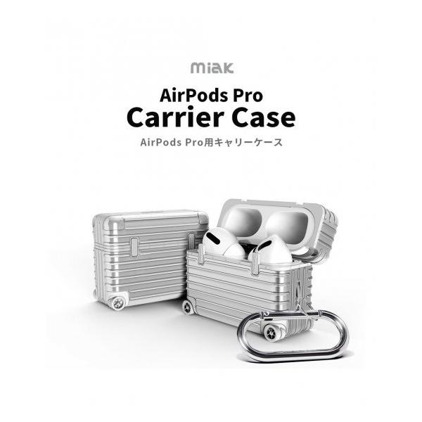 �������K�i miak AirPods Pro �L�����[�P�[�X ���TPU�ƍd���ȃ|���J�[�{�l�[�g�̓�d�\���ł�������ی� MA20643 MA20644 MA20646