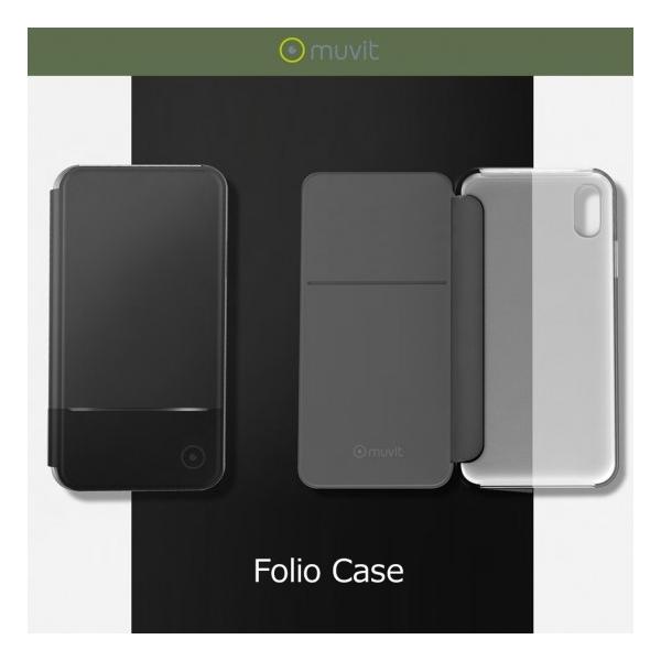 ��muvit�i���[�r�b�g�j�� �yiPhone XS Max 6.5�C���`�z FOLIO CASE iPhone�������铧���ȃP�[�X�ɒ����^�t���b�v���t�����V���v���Ō��I�ȃf�U�C�� MV15051i65
