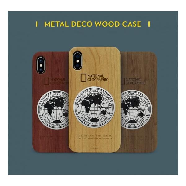 Ki National Geographic iPhone 8 iPhone 7 iPhone SE 2.3 Metal-Deco Wood Case NG12999i8 NG13000i8