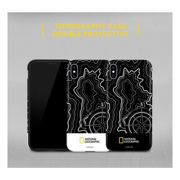 ��National Geographic �������C�Z���X���i���yiPhone 8 Plus/ 7 Plus�z Topography Case Double Protective �g�|�O���t�B�[ �n�`�� NG13056i8P NG13057i8P