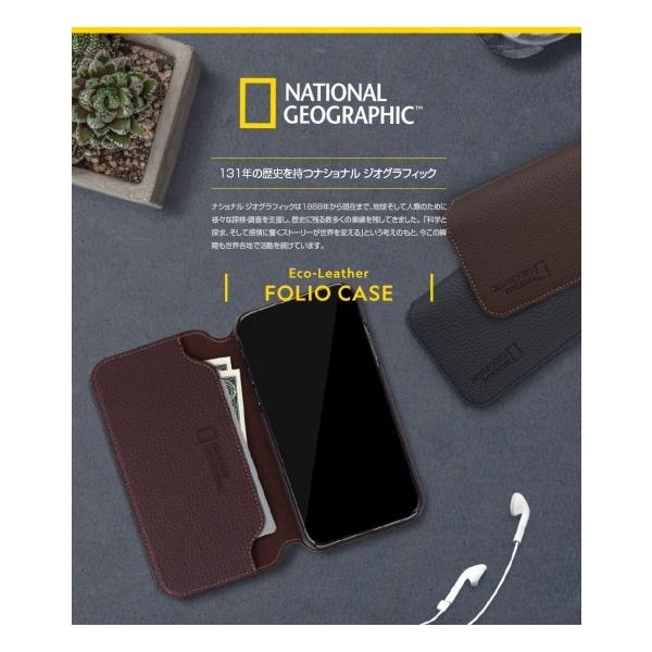 ��National Geographic �������yiPhone XR 6.1�C���`�z �蒠�^ Eco-Leather FOLIO CASE SGS�F�؂̊��ɗD�����G�RPU���U�[���g�p�����P�[�X NG15986i61