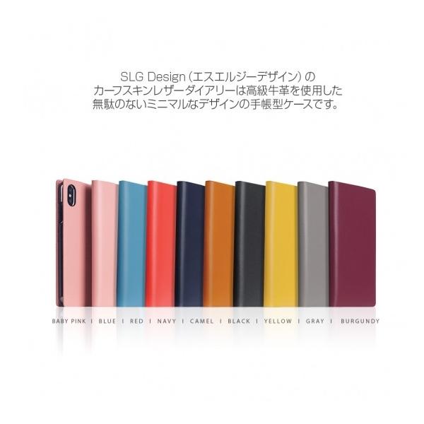 SLG DesignyiPhone XS Max 6.5C`z 蒠^ Calf Skin Leather Diary {v _炩ȎG̃J[tXLU[̗ǂő SD13743i65 SD15482i65