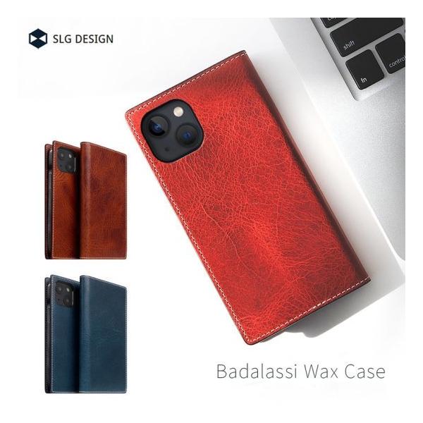 �������K�i SLG Design iPhone 13 Pro �G�X�G���W�[�f�U�C�� �蒠�^ Badalassi Wax case SD22119i13PRD SD22120i13PBR
