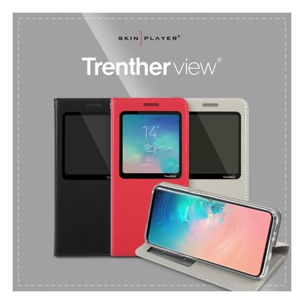 SKINPLAYER �X�L���v���C���[ Galaxy S10+ 6.4�C���`�P�[�X Trenther view �ʒm�̗L�����m�F�ł��鑋�t���̎蒠�^�P�[�X SKP16366S10P SKP16367S10P