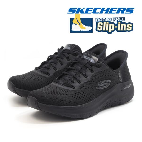 スケッチャーズ レディース スリップインズ ：アーチフィット 2.0 - イージー シック ブラック SKECHERS SLIP-INS: ARCH FIT 2.0 - EASY CHIC BBK