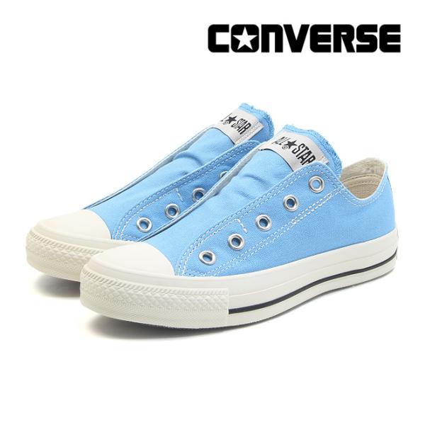 コンバース オールスター スリップ 3 OX ライトブルー CONVERSE ALL STAR SLIP III OX LIGHT BLUE レディースサイズ ローカット スニーカー スリッポン 1SD297