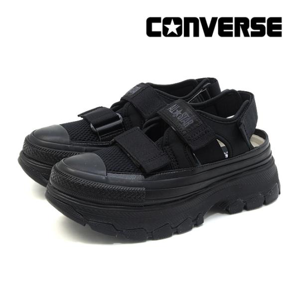 コンバース オールスター (R) トレックウエーブ サンダル OX ブラックモノクローム CONVERSE ALL STAR (R) TREKWAVE SANDAL OX BLKMONO レディース 1SD840