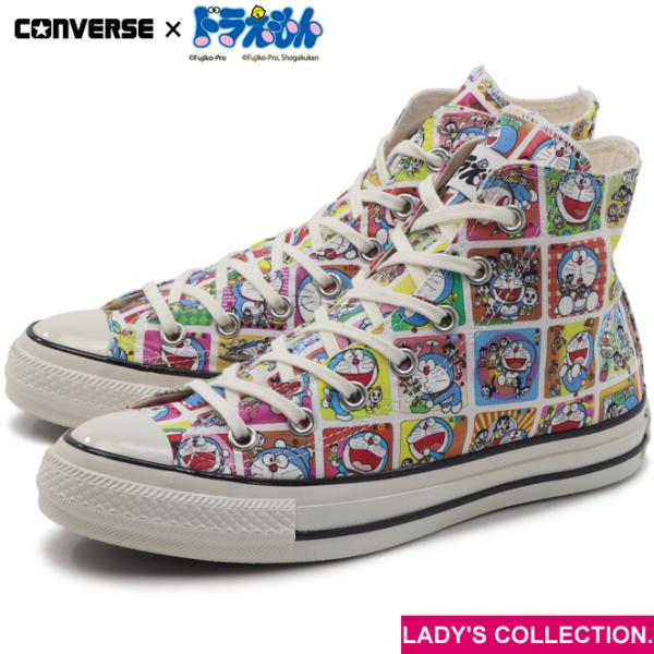 CONVERSE コンバース オールスター エイジド ＴＣ ＨＩ ／ ドラえもん マルチ スニーカー ハイカット レディス ALL STAR AGED TC HI / DORAEMON MULTI 31314990