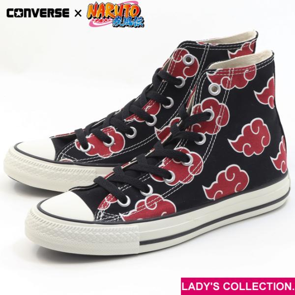 コンバース オールスター ＨＩ ／ ナルト シップウデン ／ イタチ スニーカー ハイカット レディス CONVERSE ALL STAR HI / NARUTO SHIPPUDEN ITACHI 31317151
