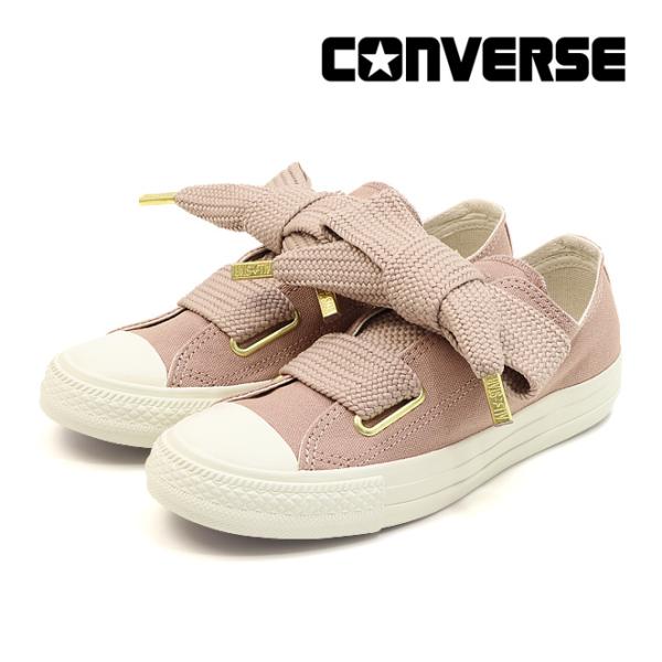 コンバース オールスター リボンレース スリップ OX カフェラテ CONVERSE ALL STAR RIBBONLACE SLIP OX レディース ローカット スニーカー スリッポン 1SF250