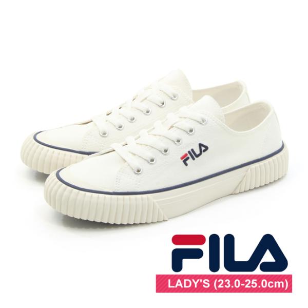 フィラ スニーカー フィラバンパー ベージュ レディース ユニセックス ローカット キャンバス ホワイト FILA BUMPER