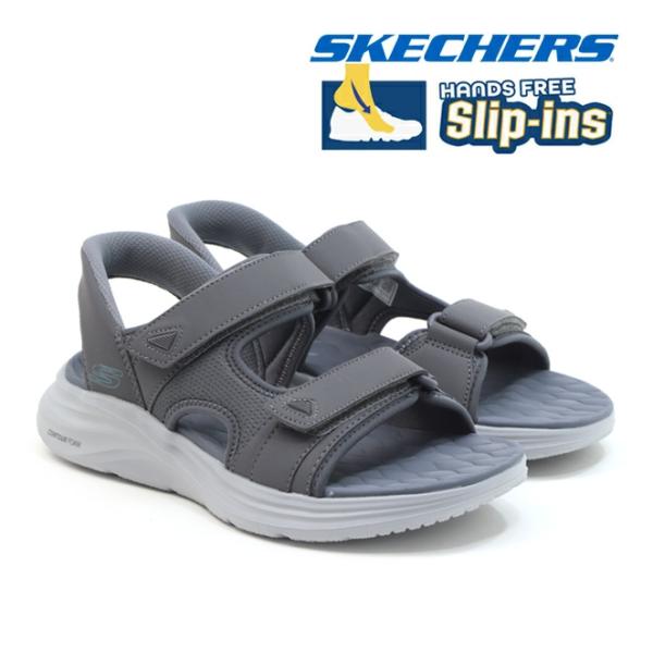スケッチャーズ メンズ スリップインズ：コンツアーフォーム サンダル - ザイダー チャコール SKECHERS Slip-ins:CONTOUR FOAM SANDAL-ZAYDER 232799 CCBL