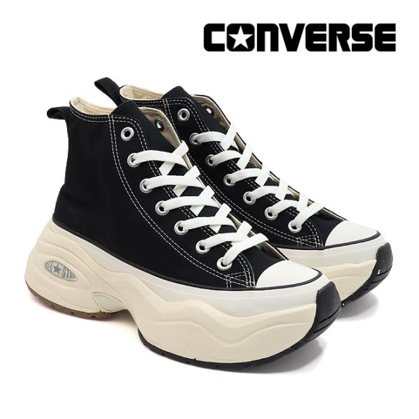 コンバース オールスター (R) サージトレーナー HI ブラック ハイカット スニーカー 黒 厚底 軽量 CONVERSE ALL STAR (R) SURGETRAINER HI BLACK 31312401