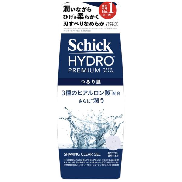 シック ハイドロ ジェル　プレミアム シェービング つるり肌 200g 3個セット カミソリ 髭剃り