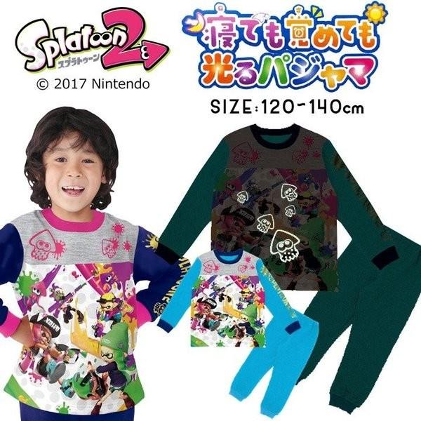スプラトゥーン2 光るパジャマ 長袖 パジャマ上下セット 変身光るパジャマ コスチューム 男の子 女の子 キッズ ジュニア なりきり中 Manhattan Store 通販 Yahoo ショッピング