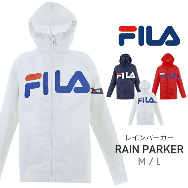 レインウエア　耐水ジャケット　フィラ　レディースMサイズ Amazon | [フィラ] レインコート 男女兼用 レディース メンズ