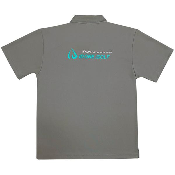 ID one ドライポロシャツ GOLF Dream S  M  L  LL  グレー