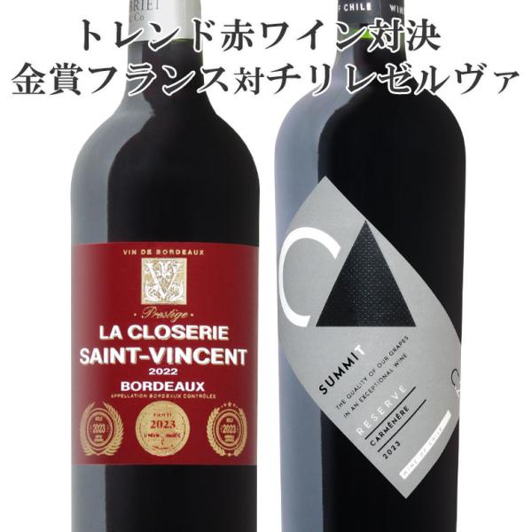 ワイン ワインセット フランス金賞対スペイン！飲み比べ赤2本セット 41906