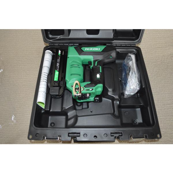【未使用】Hikoki　ハイコーキ 　N3604DJ　 コードレスタッカ　36V　バッテリー・充電器付き【マルチボルト】 マルチボルト N3604DJ(NK) HiKOKI 36Vマルチボルト コードレスタッカ