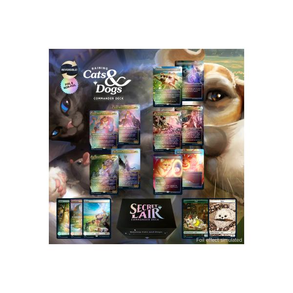 MTG Secret Lair Commander Deck: Raining Cats and Dogs 英語 MTG Secret Lair Commander Deck: Raining Cats and Dogs 英語